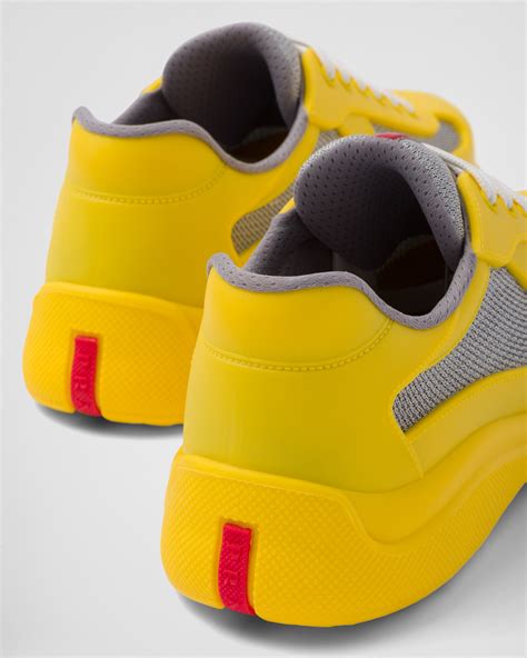 yellow prada boots|yellow Prada sneakers.